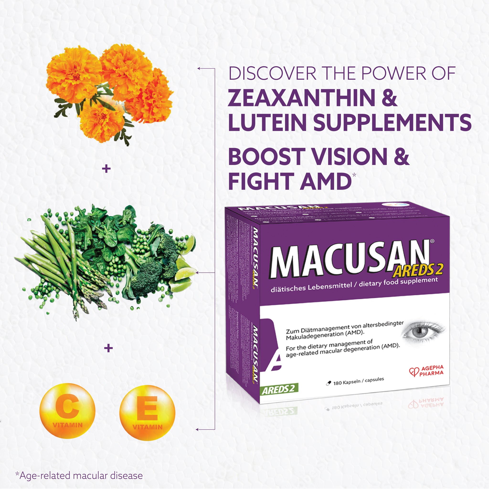 MACUSAN® AREDS2 - 180 Capsules