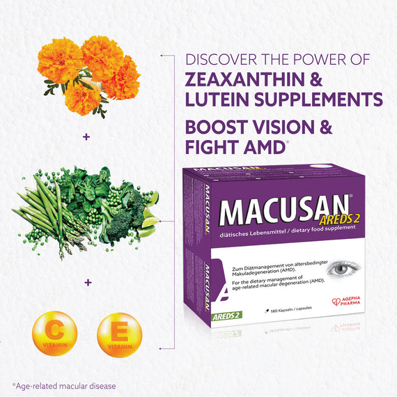 MACUSAN® AREDS2 - 180 Capsules