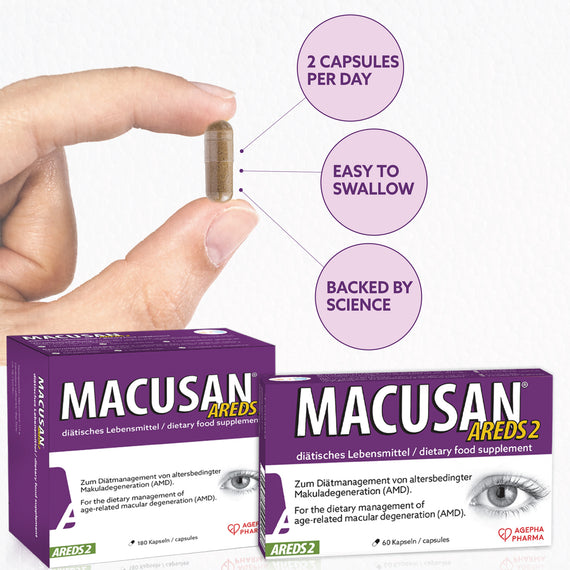 MACUSAN® AREDS2 - 180 Capsules