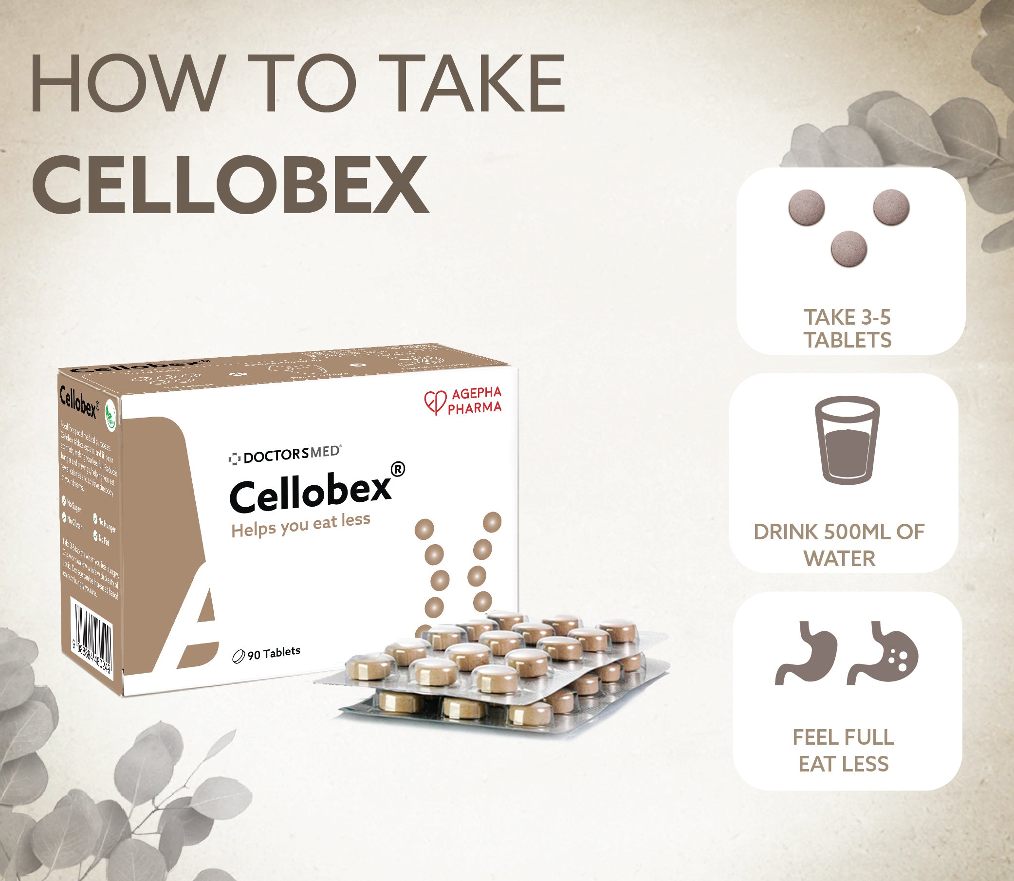 How to take Cellobex tablets