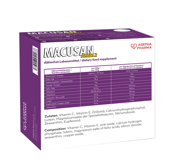 MACUSAN® AREDS2 - 180 Capsules