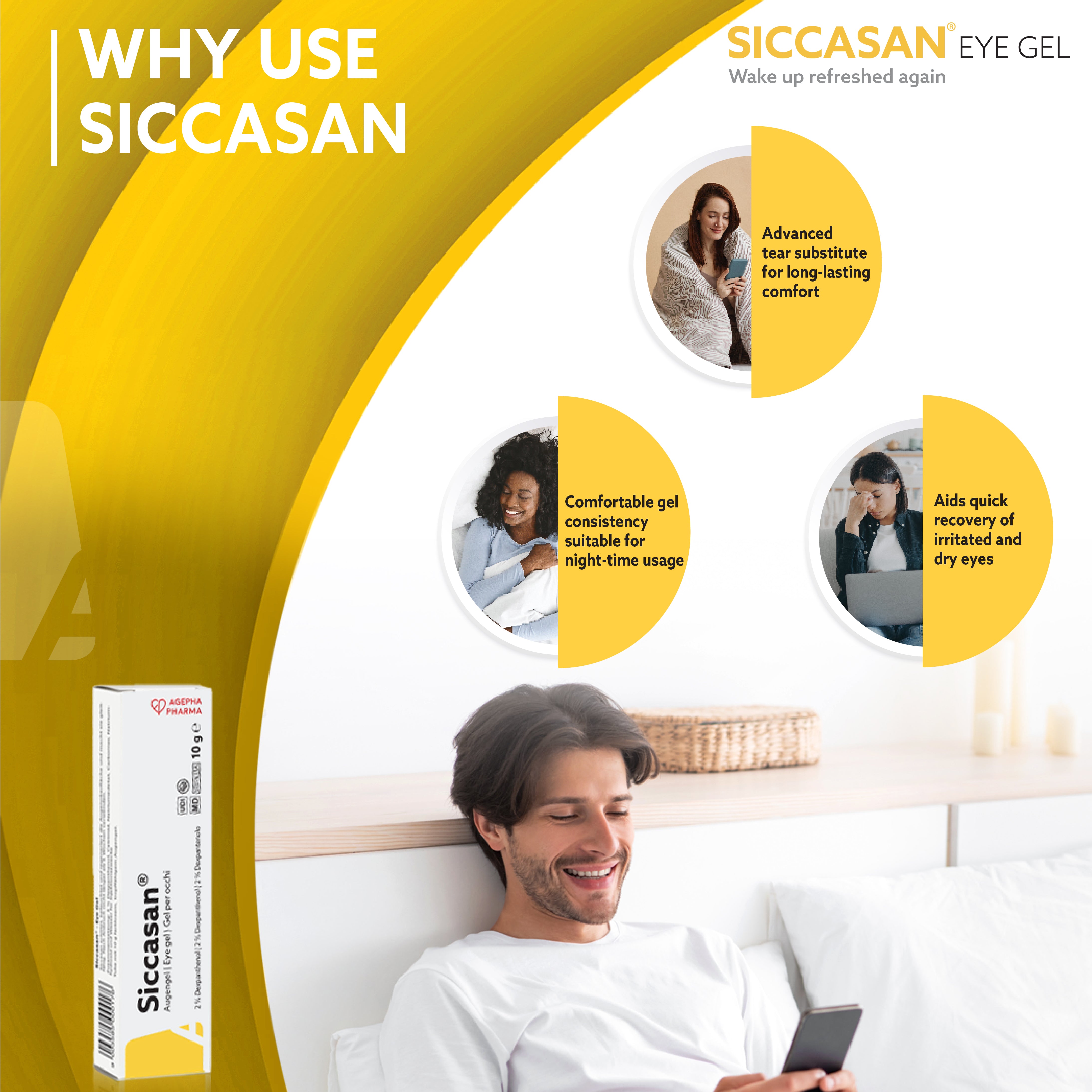 SICCASAN® EYE GEL PACK OF 3