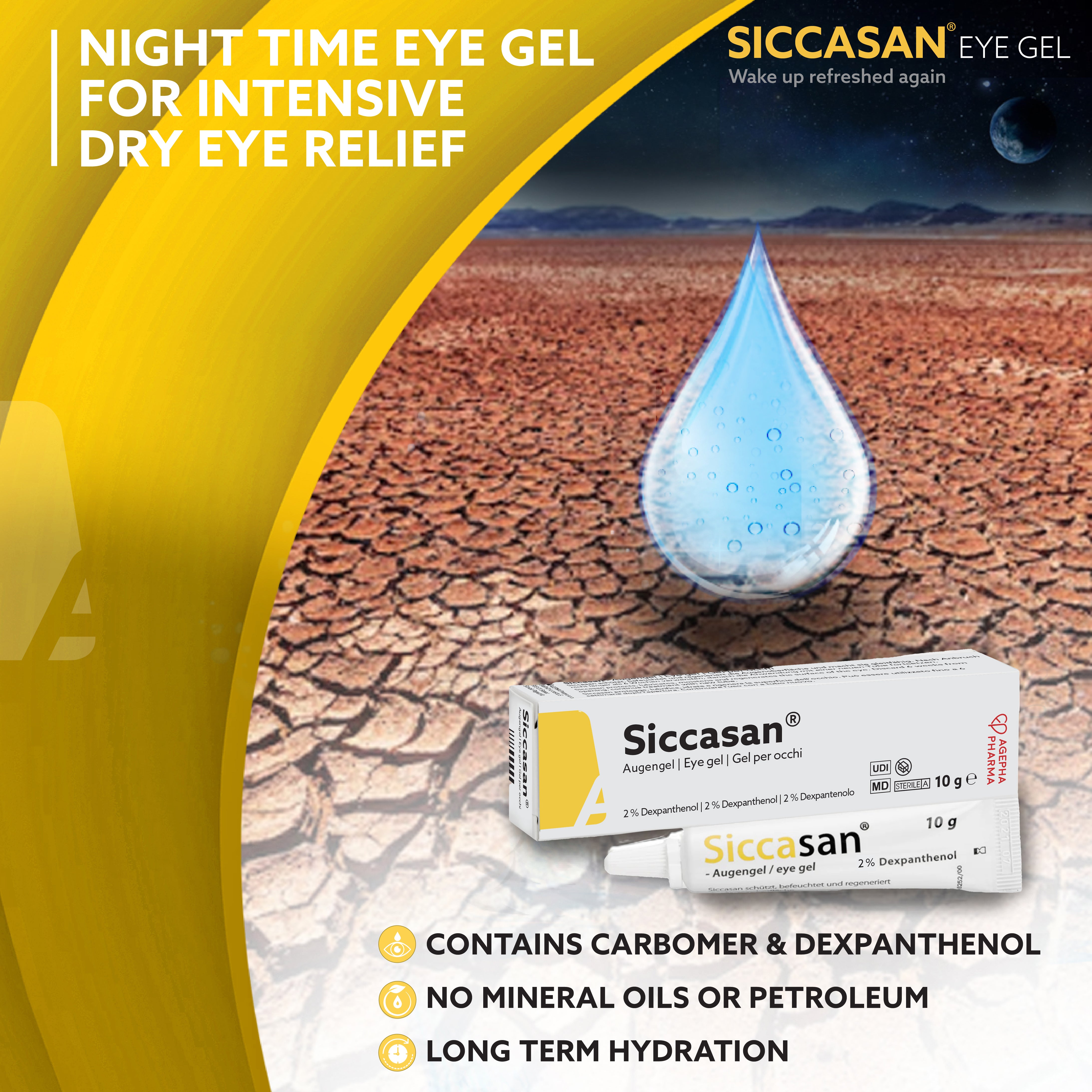 SICCASAN® EYE GEL PACK OF 3