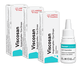 VISCOSAN - AUGENTROPFEN, 3er-Packung