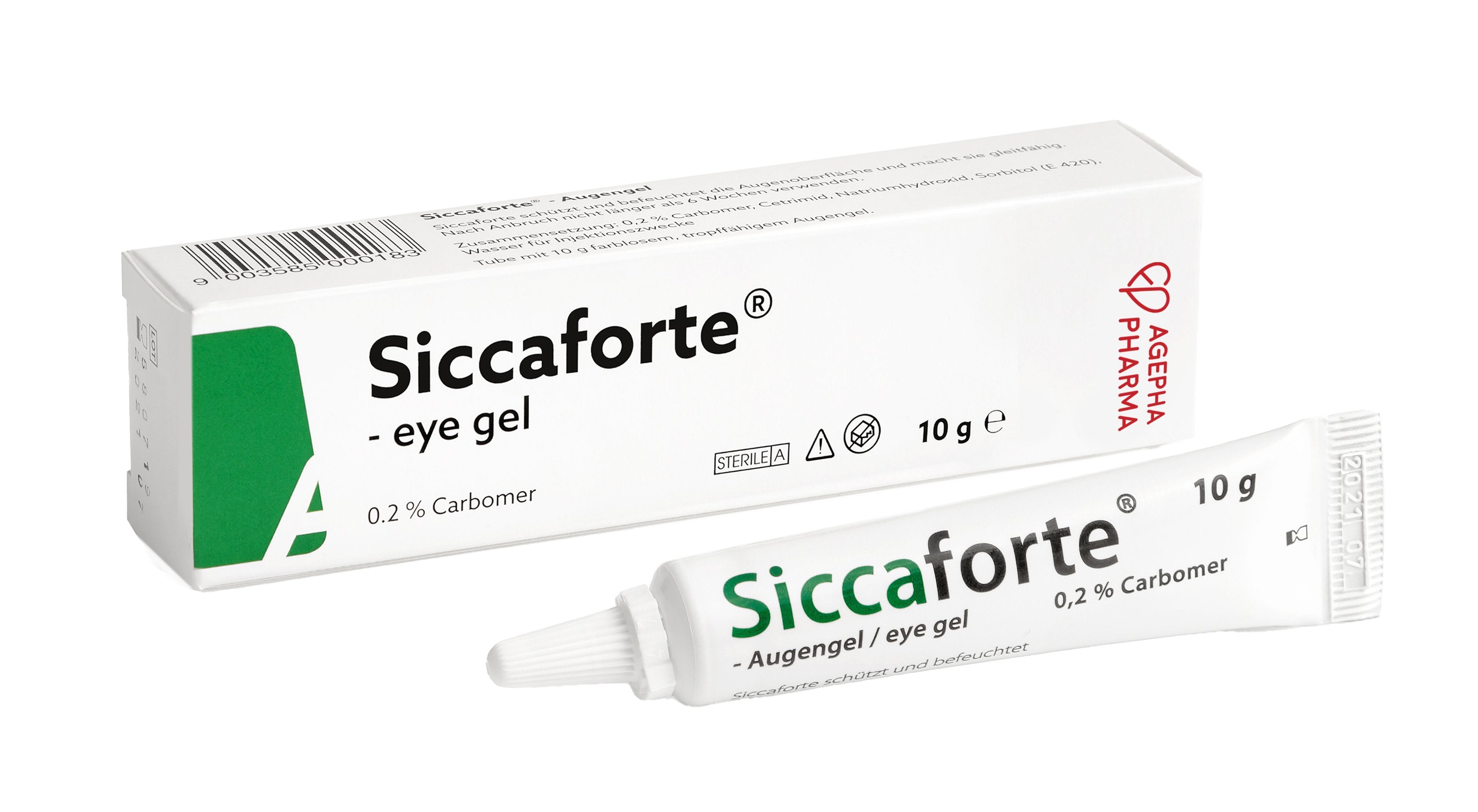 SICCAFORTE® AUGENGEL 3ER PACK